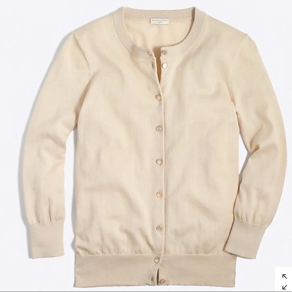 J. Crew | Clare Cardigan Sweater in Champagne